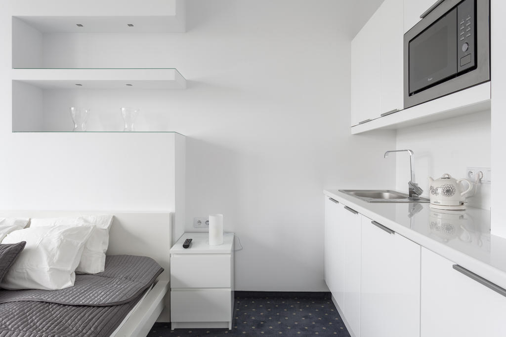 Platinum Sky Apartman Wrocław Szoba fotó