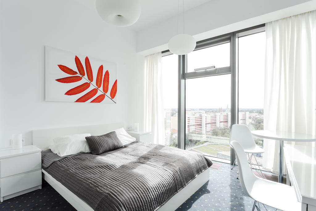 Platinum Sky Apartman Wrocław Szoba fotó