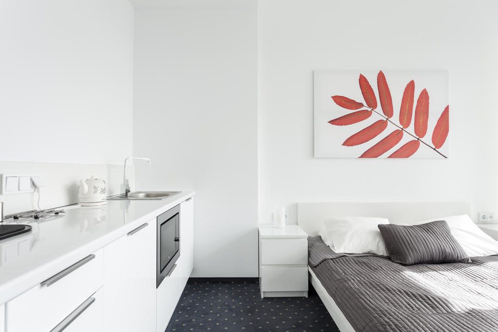 Platinum Sky Apartman Wrocław Szoba fotó